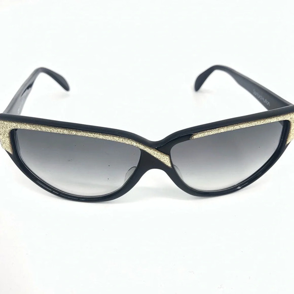 Vintage Colors in Optics gold glitter sunglasses - Picture 1 of 9